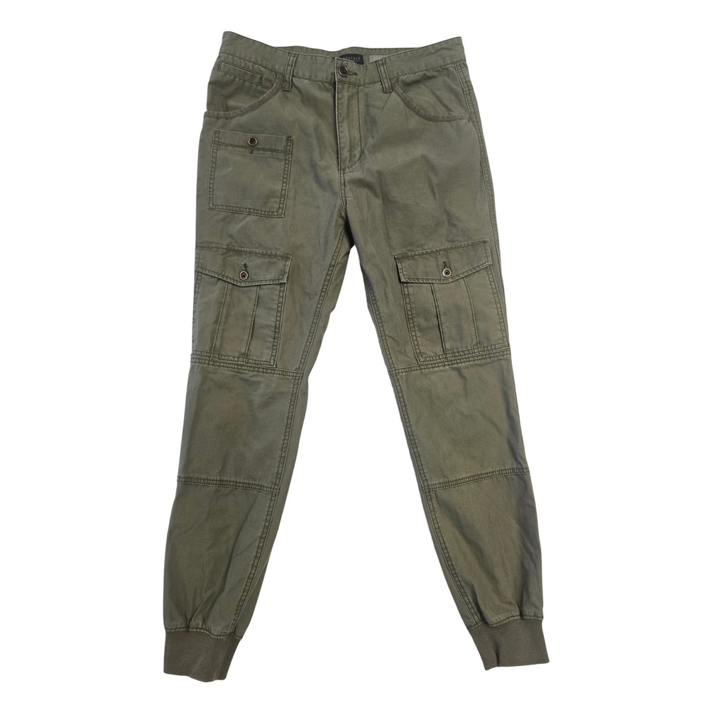 Aeropostale Mens Cargo Jogger Pants Olive Green Cotton‎ Utility Size 32
